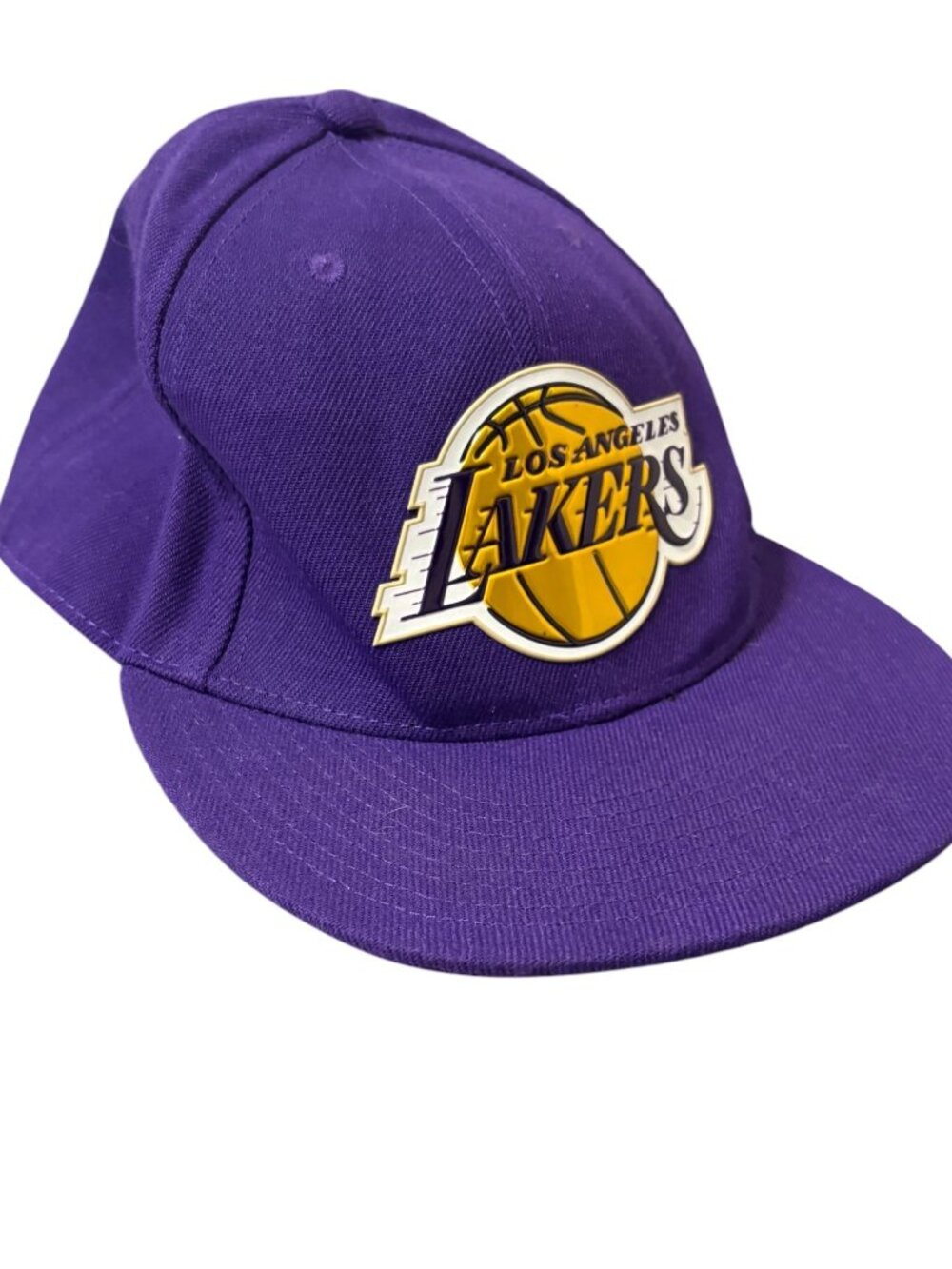 Vintage 90s NBA Los Angeles Lakers Snapback Hat Cap Purple Ultra Game